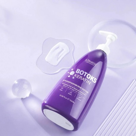 Шампунь для волос KORMESIC Professional Botox Keratin Light Smoothing Shampoo 1000 мл оптом-5