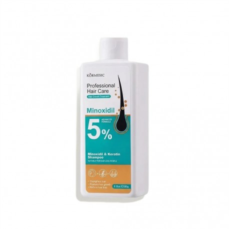 Шампунь для волос KORMESIC Professional Hair Care 5% Minoxidil & Keratin Shampoo 265 мл оптом