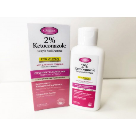 Шампунь KORMESIC 2% Ketoconazole Salicylic Acid Shampoo против перхоти 100 мл оптом-2
