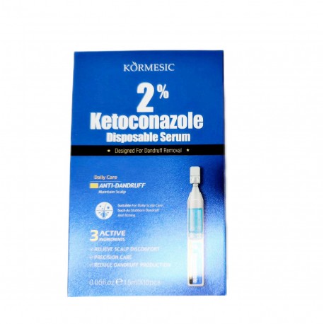Сыворотка KORMESIC 2% Ketoconazole Disposable Serum против перхоти 10 ампул оптом