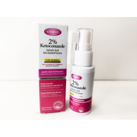Сыворотка KORMESIC 2% Ketoconazole Salicylic Acid Anti-Dandruff Serum против перхоти 30 мл оптом-2