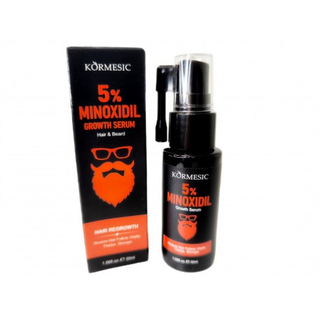 Сыворотка KORMESIC 5% Minoxidil Growth Serum для роста бороды 30 мл оптом-1