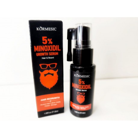 Сыворотка KORMESIC 5% Minoxidil Growth Serum для роста бороды 30 мл оптом-2