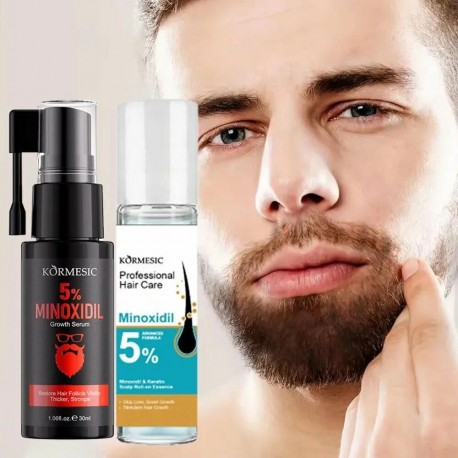 Сыворотка KORMESIC 5% Minoxidil Growth Serum для роста бороды 30 мл оптом-4