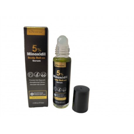 Сыворотка KORMESIC 5% Minoxidil Scalp Roll-on Serum для стимуляции роста волос 10 мл оптом-1