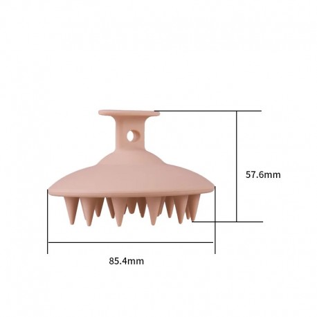 Силиконовая щетка-массажер для мытья волос  оптом-4