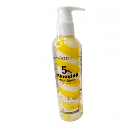 Лосьон для волос KORMESIC 5% Minoxidil With Biotin Anti-Hair Loss Hair Lotion 200 мл оптом