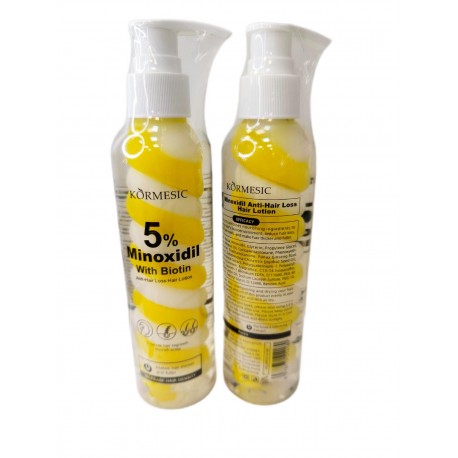 Лосьон для волос KORMESIC 5% Minoxidil With Biotin Anti-Hair Loss Hair Lotion 200 мл оптом-1