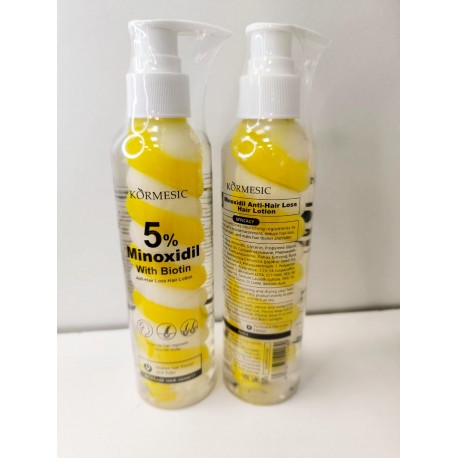 Лосьон для волос KORMESIC 5% Minoxidil With Biotin Anti-Hair Loss Hair Lotion 200 мл оптом-2
