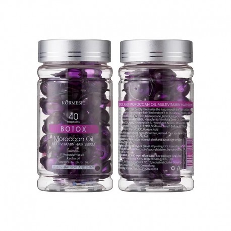 Сыворотка для волос KORMESIC Botox Moroccan Oil Multivitamin Hair Serum 40 капсул оптом-1