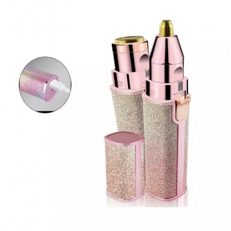Портативный триммер 2в1 Flawzbss Battery Operated Eyebrow Trimmer CF-001B  оптом-2