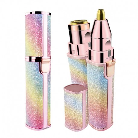 Портативный триммер 2в1 Flawzbss Battery Operated Eyebrow Trimmer CF-001B  оптом-4