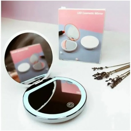 LED Зеркало для макияжа высокой четкости, круглое  оптом-6