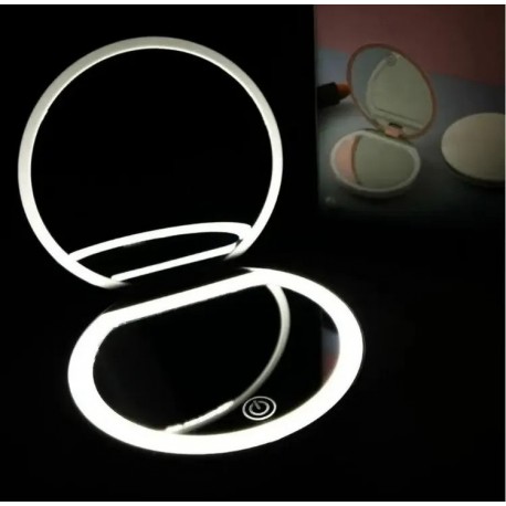 LED Зеркало для макияжа высокой четкости, круглое  оптом-3