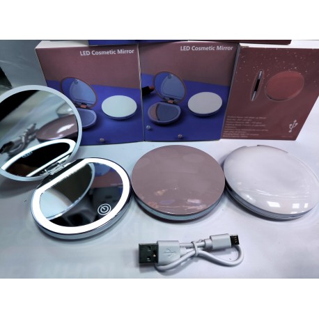 LED Зеркало для макияжа высокой четкости, круглое  оптом-7