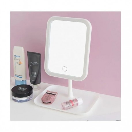 Косметическое зеркало с подсветкой, прямоугольное-1