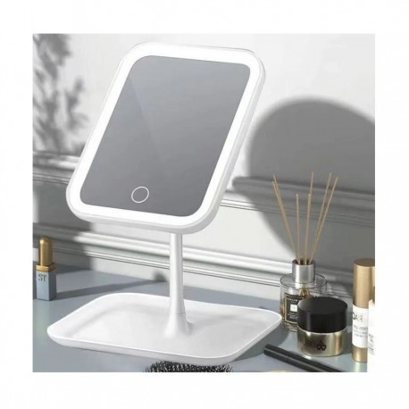 Косметическое зеркало с подсветкой, прямоугольное-3