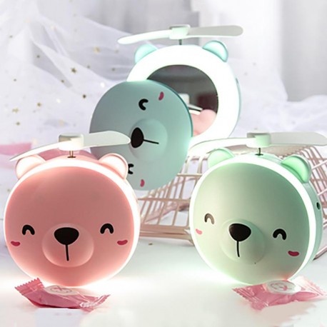 Зеркало-вентилятор с подсветкой Mini Fan  оптом-11