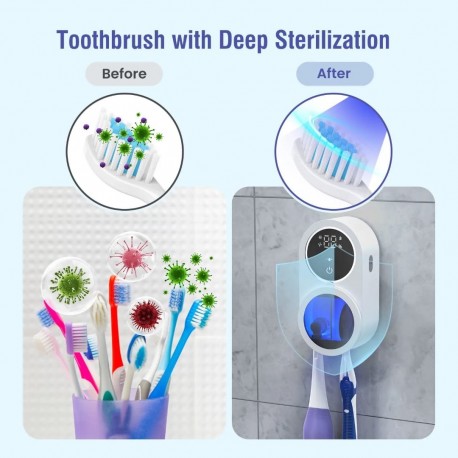 Бытовой стерилизатор зубных щеток для умного дома, УФ-стерилизация, сушка-6