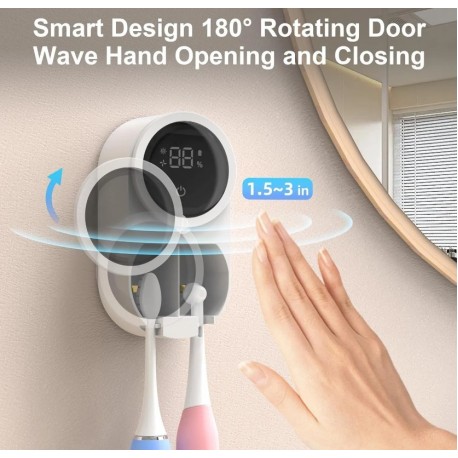 Бытовой стерилизатор зубных щеток для умного дома, УФ-стерилизация, сушка-7