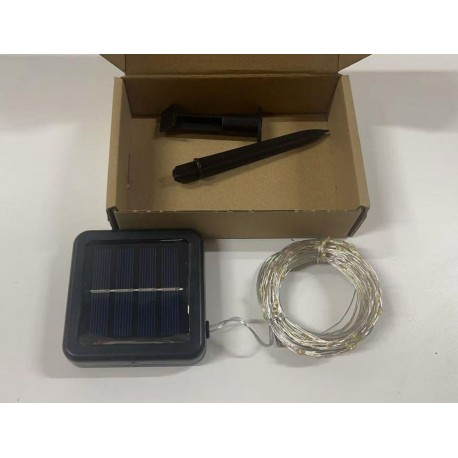 Гирлянда светодиодная 200 ламп для террасы и сада на солнечной батарее, 22 м-6