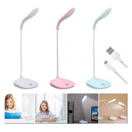Настольная светодиодная лампа с сенсорной кнопкой, 3 режима освещения, USB-зарядка  оптом-2