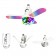 Потолочная музыкальная складная лампа E27, RGB-диско-шар, Bluetooth, 24 Вт  оптом