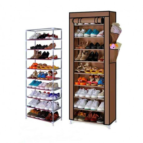 Этажерка для обуви разборная COZY PLACE для гардеробной 9 полок  оптом-1