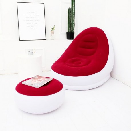 Кресло-мешок надувное 121 х 86 см с пуфом   оптом-5