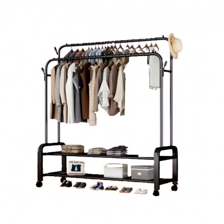 Многоцелевая Универсальная регулируемая вешалка Multipurpose Hanger на 48 кг для одежды 110 x 40 x 150 cm  оптом