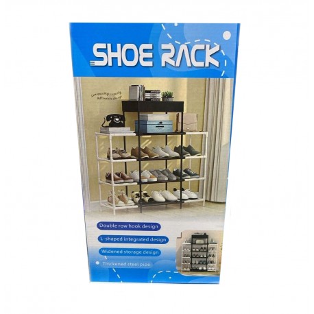 Стойка-обувница SHOE RACK для обуви в гардеробную 6 ярусов  оптом-2