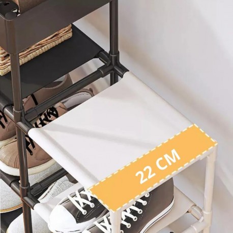 Стойка-обувница SHOE RACK для обуви в гардеробную 6 ярусов  оптом-4