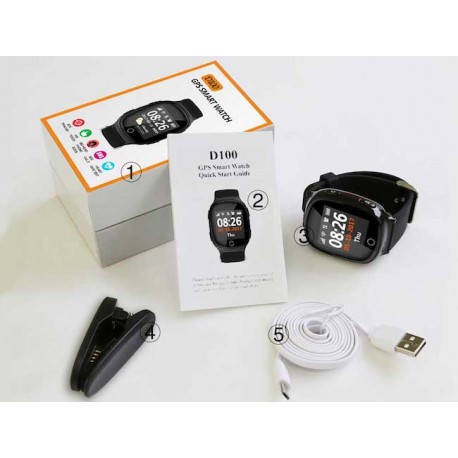 Детские часы с GPS Smart Baby Watch D100  оптом-3