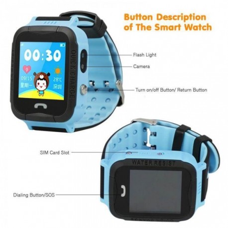 Детские часы с GPS Smart Baby Watch V6G  оптом-9