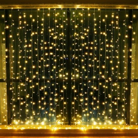 Светодиодная гирлянда - интерьерная штора 1,5*1,5 метра  оптом-3