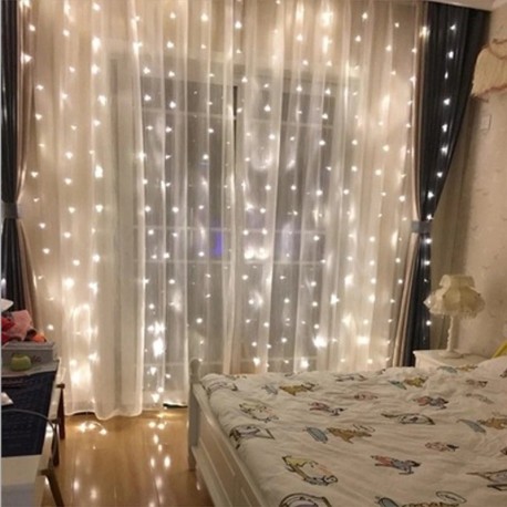 Светодиодная гирлянда - интерьерная штора 1,8*1,8 метра  оптом-3