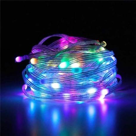 Светодиодная уличная лента-гирлянда ELK-BLEDOMA RGB led многоцветная 10 м  оптом-2
