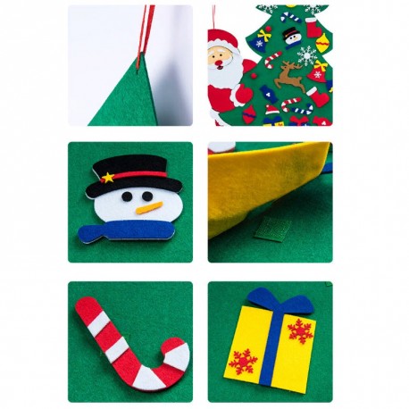 Рождественская Настенная Ёлка с Дедом Морозом DIY Christmas  оптом-2