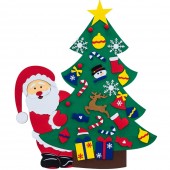 Рождественская Настенная Ёлка с Дедом Морозом DIY Christmas 