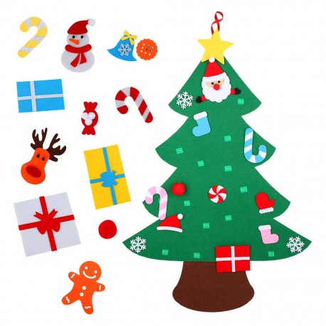 Рождественская Настенная Ёлка с Дедом Морозом DIY Christmas  оптом-1