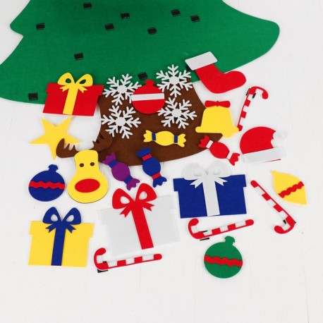 Рождественская Настенная Ёлка с Дедом Морозом DIY Christmas  оптом-6