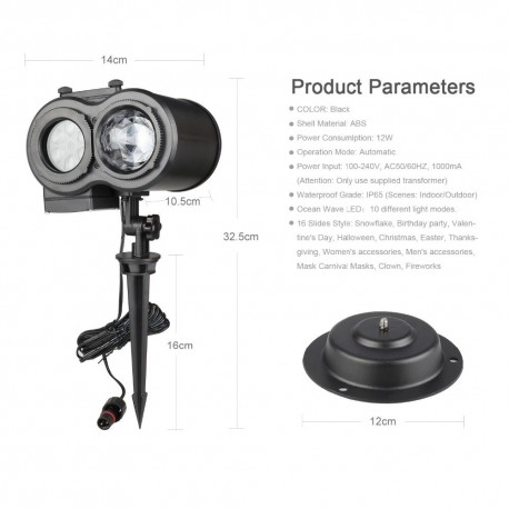 Лазерный проектор 16 slides с пультом  оптом-3