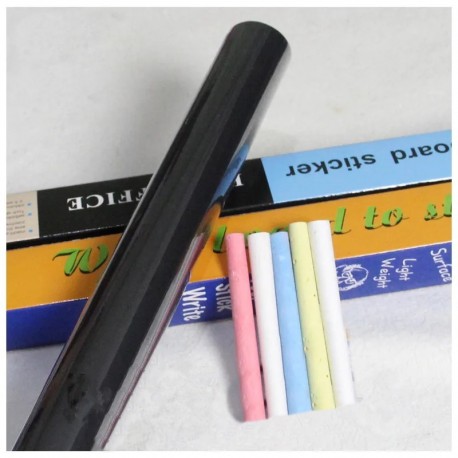 Самоклеющиеся пленка для меловой доски 2 м х 40 см  оптом-4