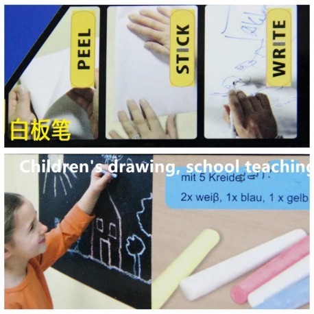 Самоклеющиеся пленка для меловой доски 2 м х 40 см  оптом-6