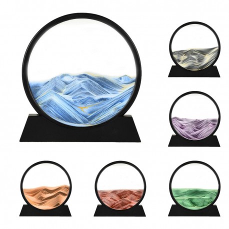 Песочная 3D картина Moving Sandscapes круглая  оптом-2