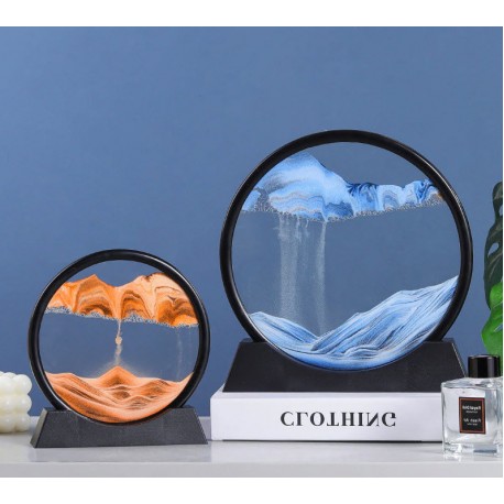 Песочная 3D картина Moving Sandscapes круглая  оптом-3