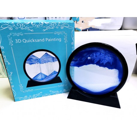 Песочная 3D Картина Антистресс, круглая 24 см  оптом-5