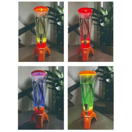 Пивная башня LED SPEAKER BEER CANNON с подсветкой и Bluetooth-динамиком, 3 л-4