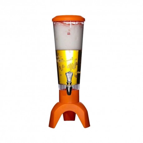 Пивная башня LED SPEAKER BEER CANNON с подсветкой и Bluetooth-динамиком, 3 л