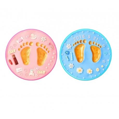 Набор для изготовления слепков ручек и ножек малыша Baby Hands and Feet Prints оптом-4